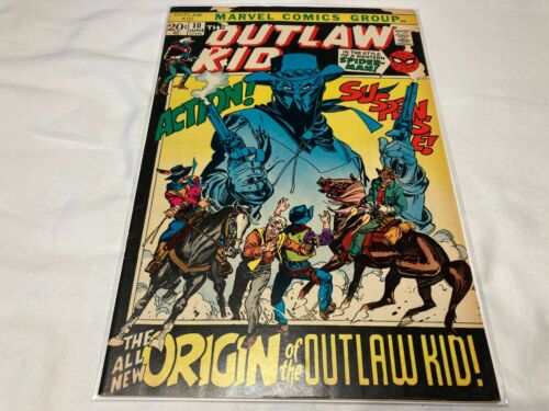 Outlaw Kid 10 F/VF 7.0 Epoka brązu Pochodzenie wyjętego spod prawa Kid 1972 - Zdjęcie 1 z 12