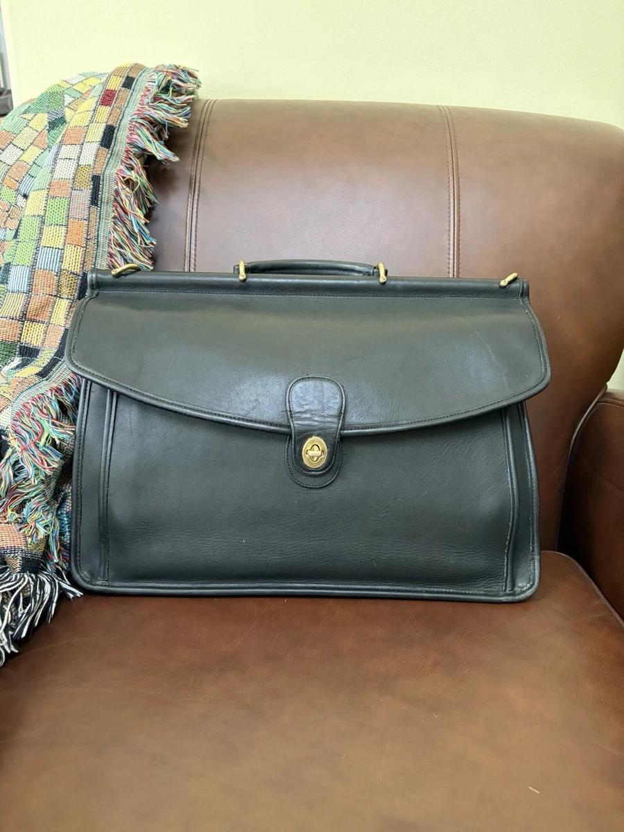 オールドコーチ Vintage COACH Leather Briefcase Vintage Coach Briefcase for sale | eBay