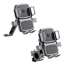360  Aluminium Motorcycle Handlebar Cell Phone Mount Holder Bicycle Bracket