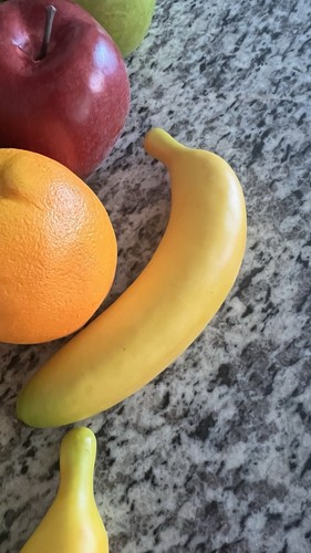 Künstliche Früchte Mix Realistische Qualität Lebensecht Dekoration Apfel Banane 18 Stück - Bild 7 von 7