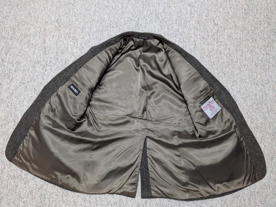 Abrigo deportivo HARRIS TWEED ARENGIBRE 46R donegal lana irlandesa MOORES Foto 3 de 4