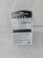 Behringer Microphono PP400 Ultra-Compact Phono Preamp - Brand New Sealed