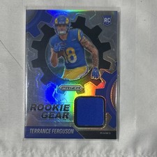 Panini 2025 Prizm Rookie Gear Terrance Ferguson RGR-TFN Rams Rookie Mem