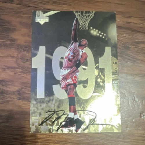 Upper Deck Michael Jordan Highlights 7/12 Chicago Bulls NBA 1991 Card