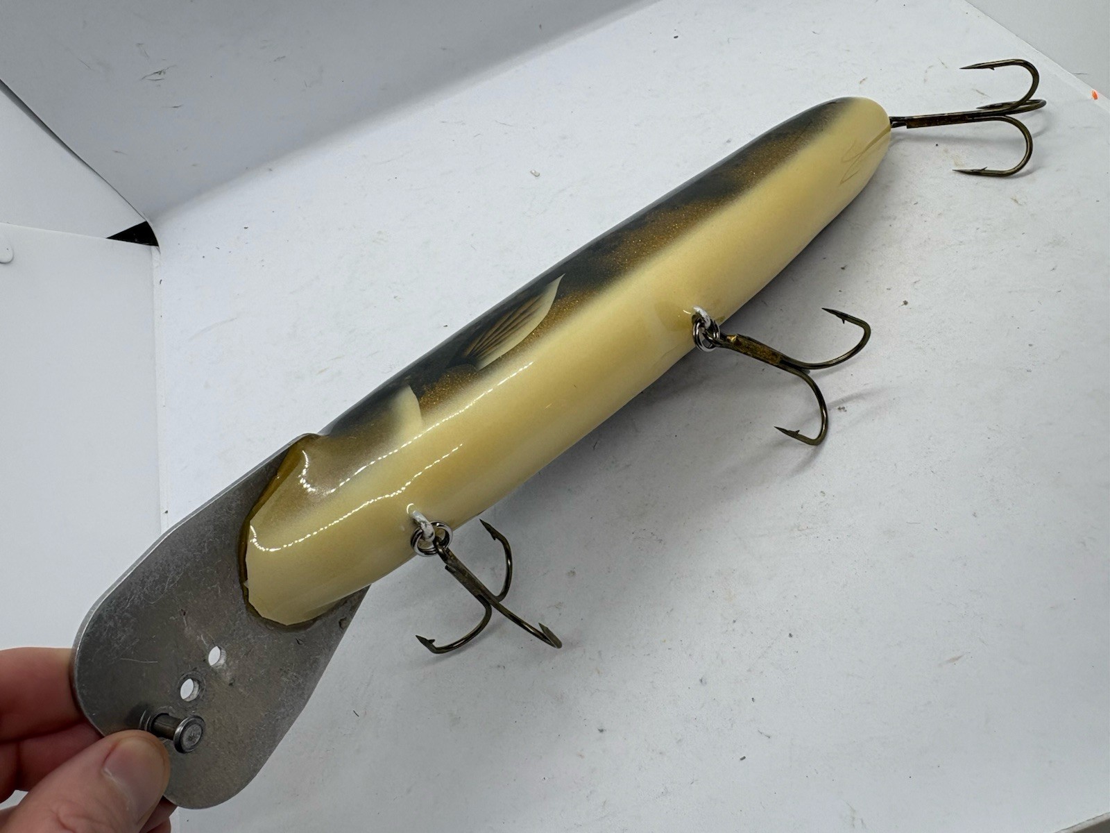12” Supernatural Big Baits Mattlock Custom Nuch Walleye Crankbait Musky Lure - Image 3