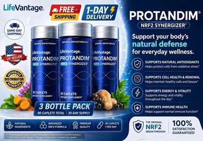 New Protandim NRF2 Synergizer 90 Caplets  LifeVantage 3 Pack Sealed