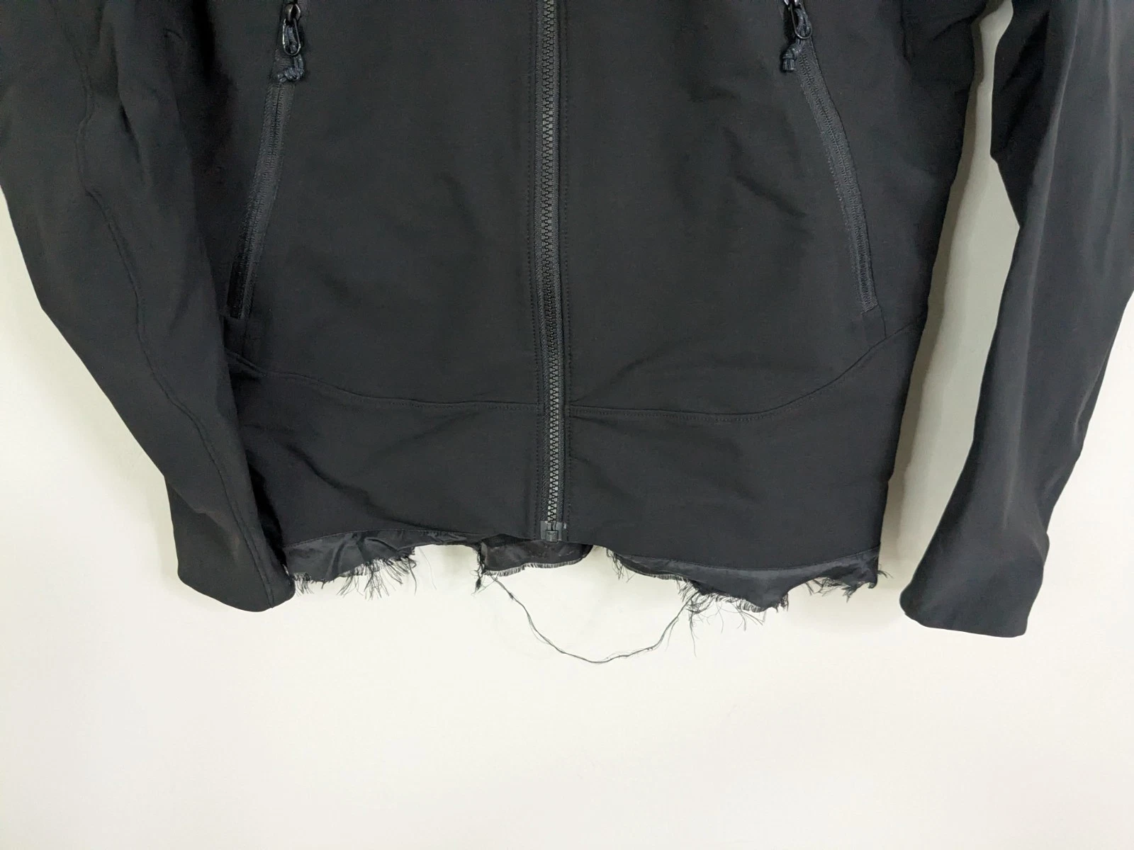 arcteryx full zip outdoors long sleeve pockets jacket