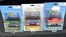 Coblestone Corners Lot Of 6 C & C Railways Cars