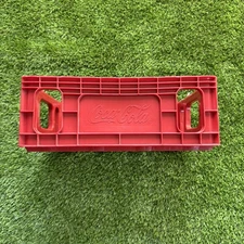 Coca Cola 32 Oz Bottle 6 Pack Carrier Plastic Crate Rehrig Pacific Red Vintage