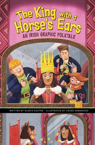 The King with a Horse's Ears: An Irish Graphic Folktale by Gloria Koster (Englis - 第 1/1 張圖片