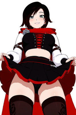 Ruby Rose Waifu RWBY Anime Sticker 6'' Car Decal Weatherproof