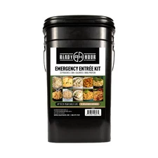Ready Hour 120 Serving Entree Bucket-Freeze Dried Emergency Food Supply-Survi...