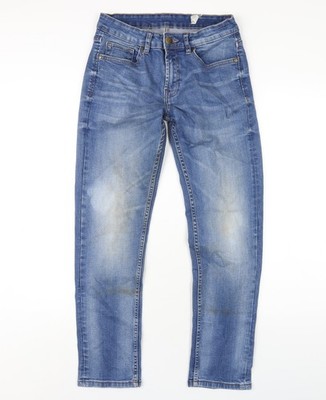 Denim 365 Herren Jeans blau Baumwolle gerade Größe 30 in L28 in Slim Zip