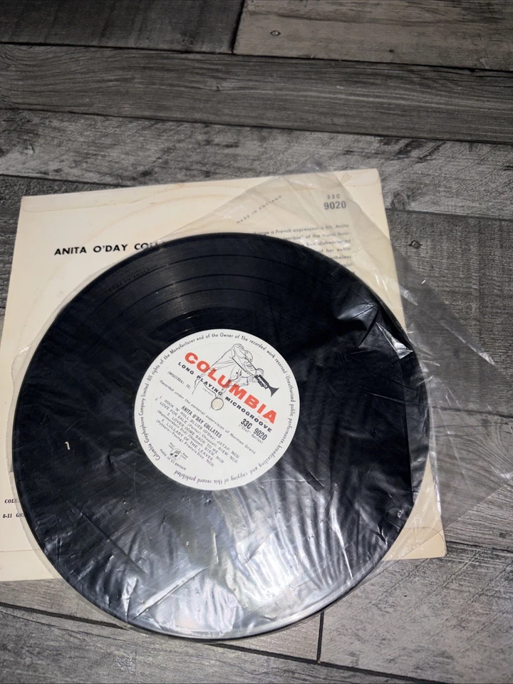 Anita O’Day - Collates - 10” Vinyl Record LP - 1956 Columbia UK 1st Mono - Rare - Image 3 of 4