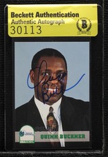 BAS 1993-94 NBA Hoops Quinn Buckner #235 Authentic Auto ow6