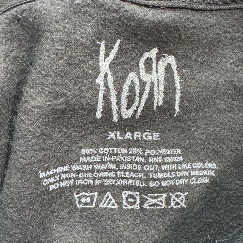 KORN Sick New World Unisex Hoodie Size XL Black Kangaroo Pocket Long Sleeve - Picture 6 of 9
