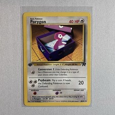 Porygon [1st Edition] #48 Prices | Pokemon Team Rocket | Pokemon Cards