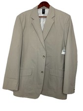 Claiborne Men's 42R Group Hampton Harbour Casual Triple Button Jacket Blazer