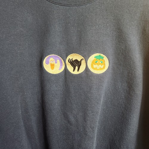Damen |1X| Marine Halloween bestickt Rundhalsausschnitt Sweatshirt - Bild 2 von 3