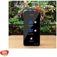 Automatic Reptile Humidifier with Adjustable Nozzles - 2L Misting System Black