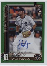 2025 Topps Update Flagship Real One Green Foil 56/99 Gage Workman Auto 06l3