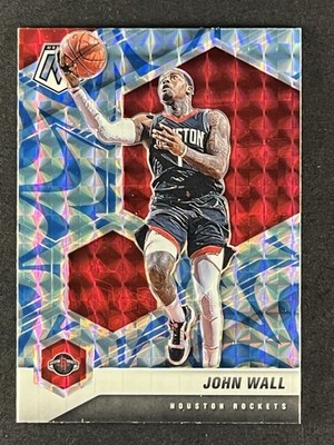John Wall 2020-21 Panini Mosaic - Mosaic Reactive Blue #45 Houston