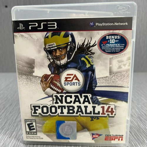NCAA Football 14 for Sony PlayStation 3 CIB Tested & Working