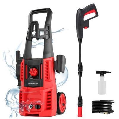 #ad #ad POWERSMART ELECTRIC PRESSURE WASHER 1850 PSI MAX 1.0 GPM DW1018B RED $101.13