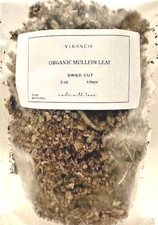 Mullein Leaf Organic Cut / Farm Fresh Packed USA Free Ship