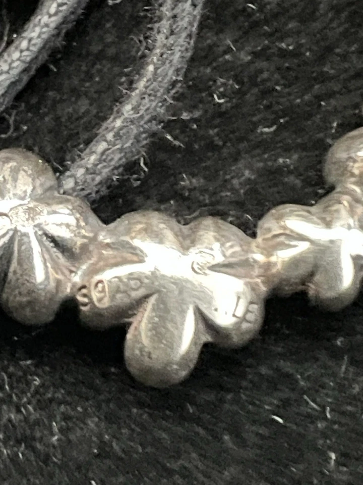 *Rare / HTF* Genuine Pandora 14k Gold Wanda’s Garden Pendant Black Spinel - Image 4 of 4