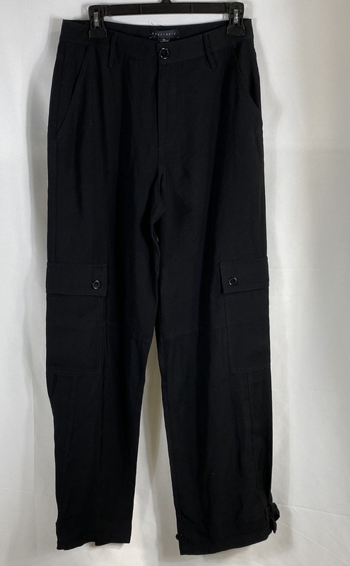 Sanctuary Women's Black Rayon Blend Cargo Dress Pants NWT Sz 28
