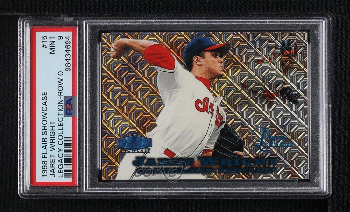 1998 Flair Showcase Row 0 Legacy Collection 20/100 Jaret Wright #15 7xr