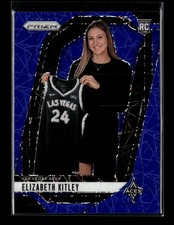 2024 Panini Prizm WNBA Elizabeth Kitley Blue Velocity Prizms #140