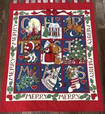 Merry Christmas Quilt Wall Hanging.430X33  
