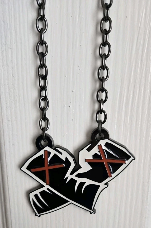 CM Punk Vintage 2013 Colgante/Cadena/Collar Metal WWE Borde Recto Foto 2 de 4