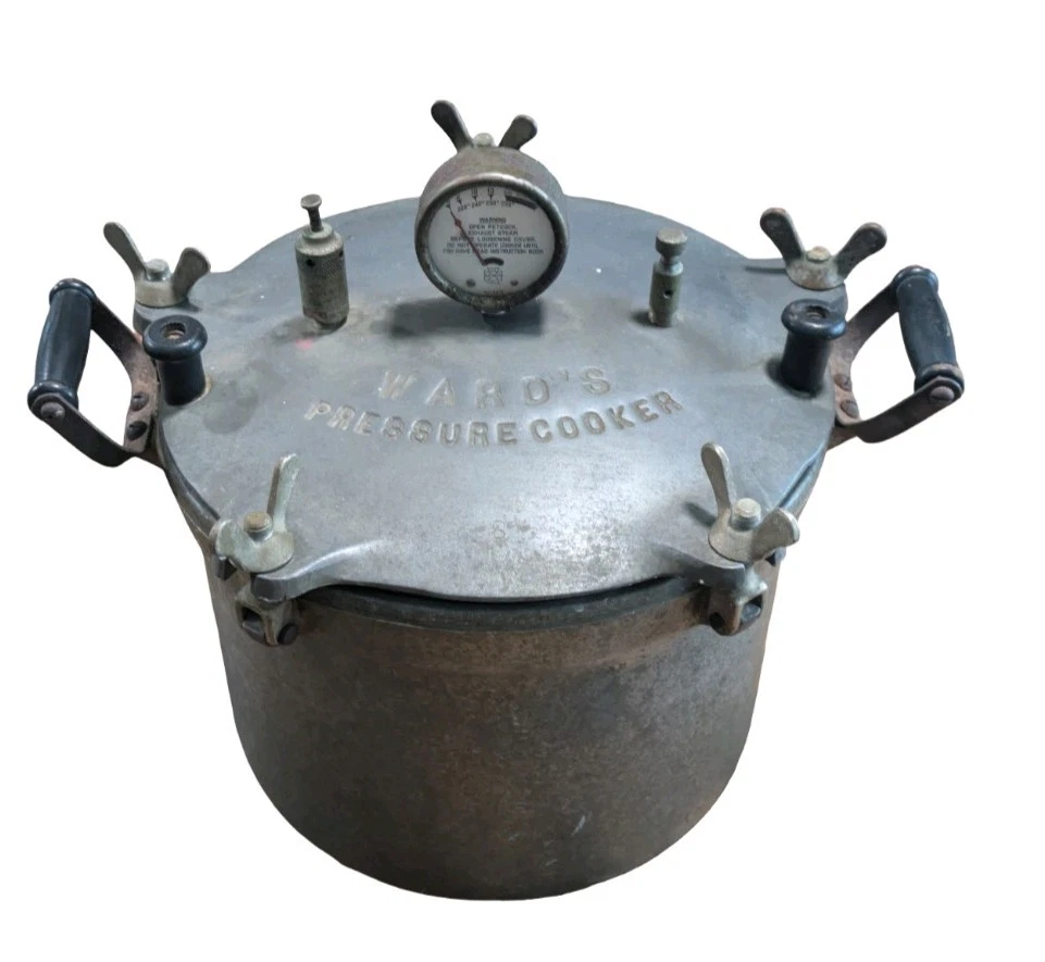 Vintage "Ward's Montgomery Pressure Cooker".