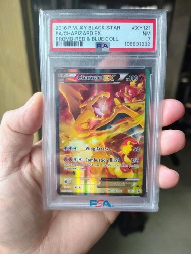 Charizard Ex XY121 Xy Black Star Promo PSA 7 Graded Pokémon Card