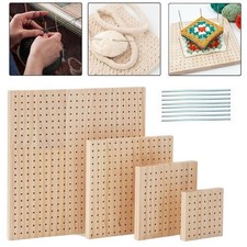 Crochet Blocking Board with 4/8 Rod Pins for Knitting and Crocheting Tool Kit UK