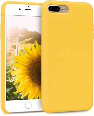 iPhone 7 / 8 Gelb Bumper Silikon Stoßfest Schutzhülle