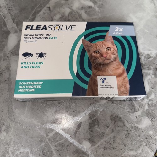 FlohSolve Spot On Katzenflohbehandlung 3× 0,50ml
