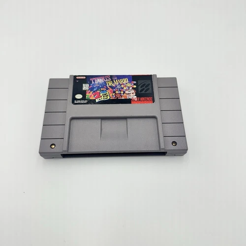 Tetris & Dr. Mario (Super Nintendo Entertainment System, 1994) Tested & Working