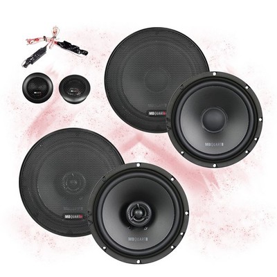 MB QUART 16,5cm Front/Heck Auto Lautsprecher Komplett-SET für Jaguar (#258)