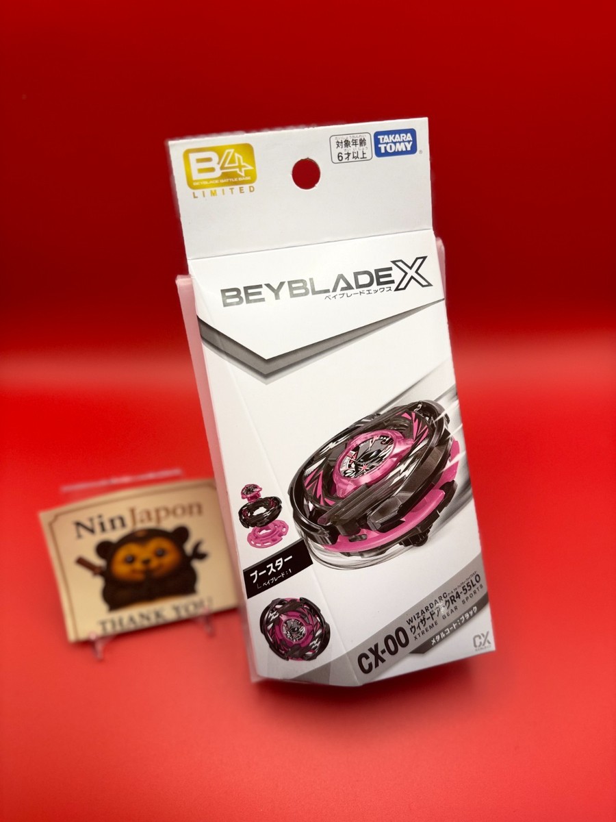 No bey code】Beyblade X CX-00 Wizard Arc R4-55LO Metal Coat Black
