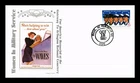 US COVER WOMEN IN MILITARY SERVICE FDC PANDA PASTED ON CACHET HAND CANCEL