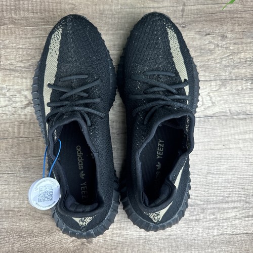 Taglia 9,5 - Adidas Yeezy Boost 350 V2 Core Nero Verde 2016 BY9611 VNDS Indossate x5!! - Foto 8 di 9