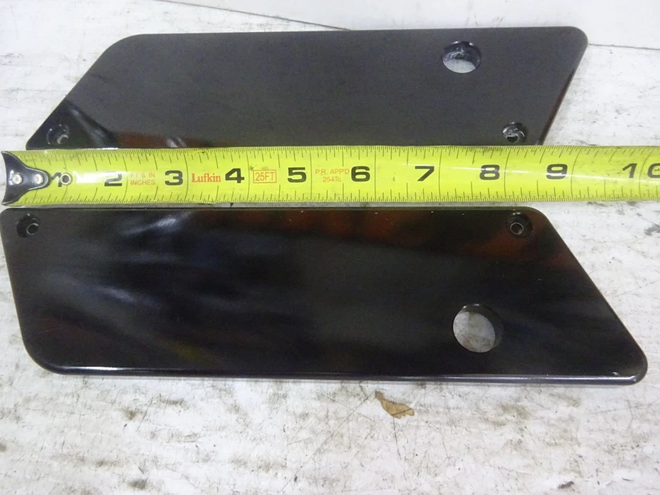 Harley Davidson BAGGER  Rpl CUSTOM BLACK BILLET ALUMINUM Saddlebag HINGE COVER - Image 2 of 4