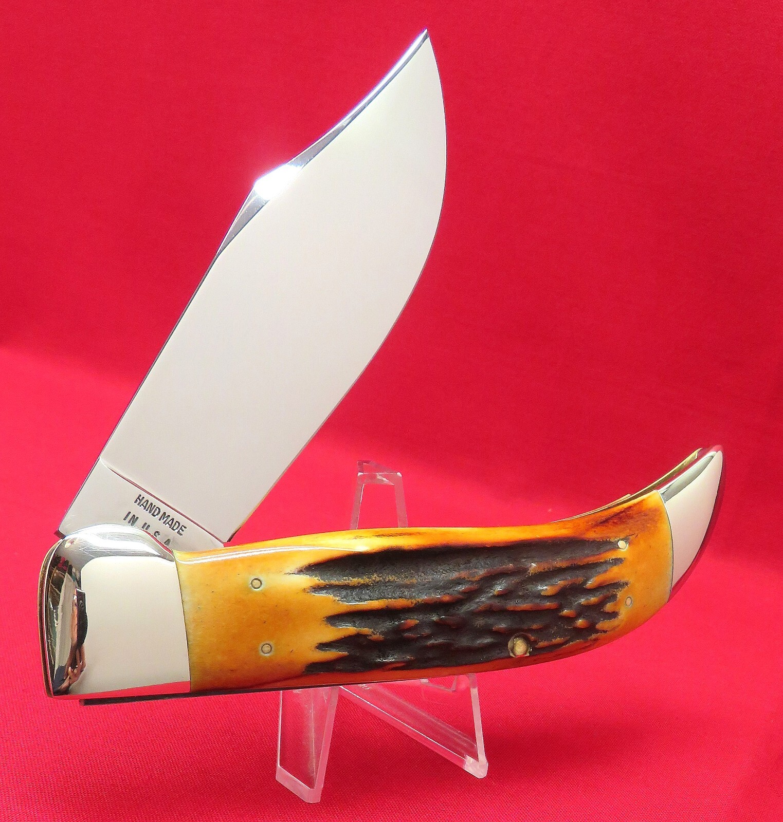 Case XX USA 196669 era 5172 Stag Bulldog, Beautiful Mint Knife‏ in