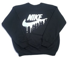 ChiefBrains Apparel Drippy Nike Hoodie Limited Edition Heavy Cotton Black New