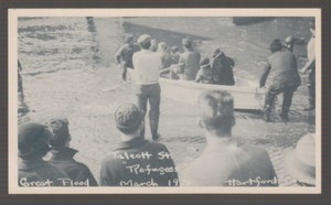 B67994-1936-POSTCARD-GREAT-FLOOD-TALCOTT-STREET-HARTFORD-CONN-MARCH-1936