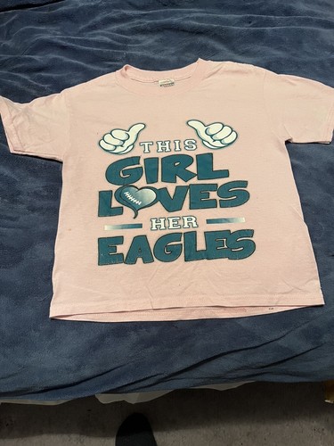 Pink Child Size Small E*A*G*L*E*S* Short Sleeve T-Shirt